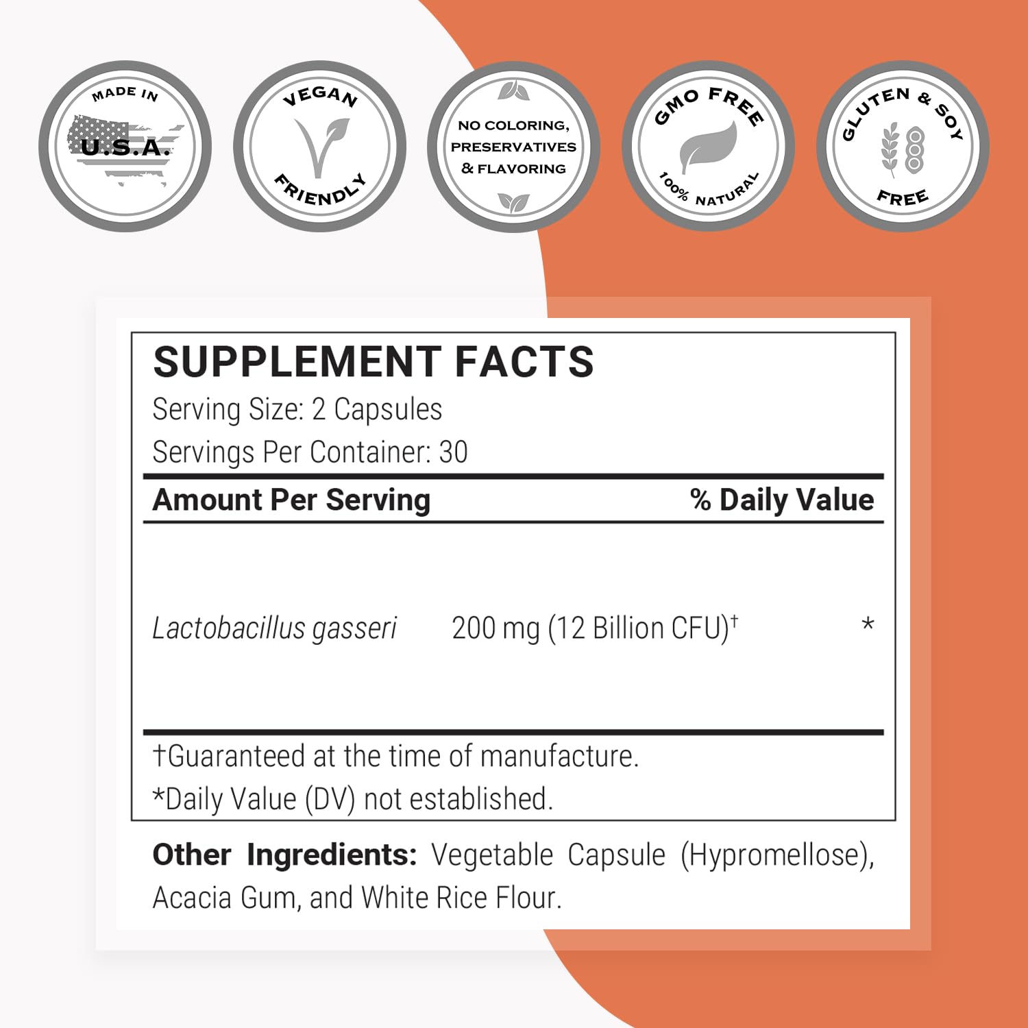 Supersmart - Lactobacillus Gasseri 12 Billion CFU per Day - Probiotic Supplement | Non-GMO & Gluten Free - 60 DR Capsules (Delayed Release) - Image 4